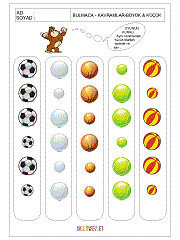 okul öncesi çocuklar için büyük küçük kavramı